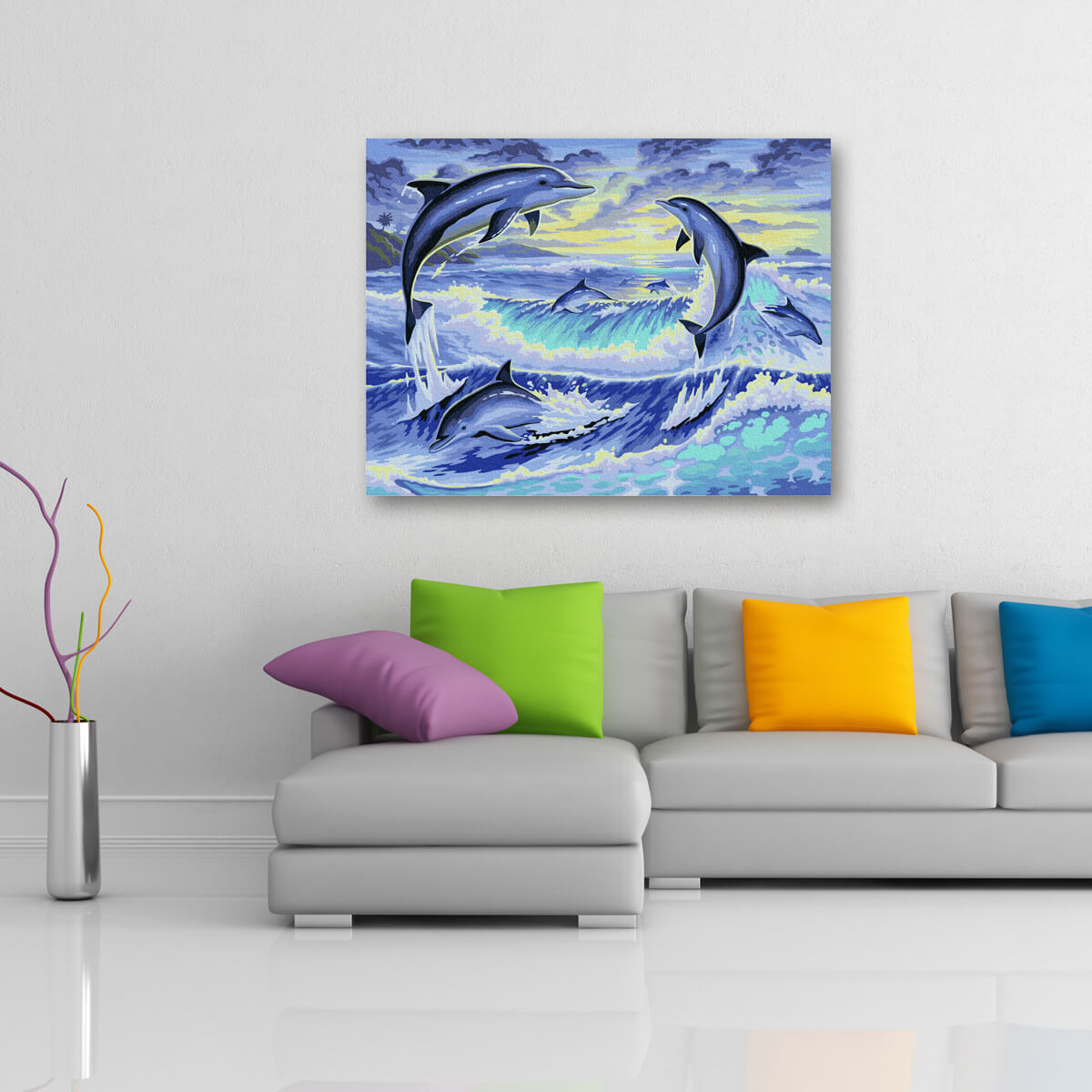 Schilderen-op-nummer-volwassenen-painting-by-number-dolfijnen