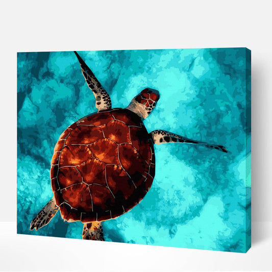Schilderen-op-nummer-volwassenen-painting-by-number-sea-turtle