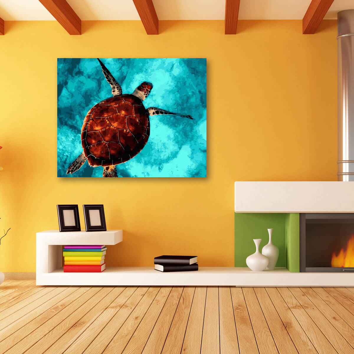 Schilderen-op-nummer-volwassenen-painting-by-number-sea-turtle