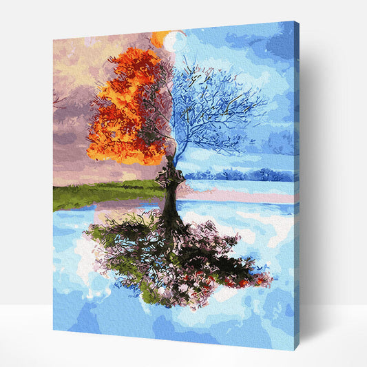 Schilderen-op-nummer-volwassenen-painting-by-number-tree-4-season