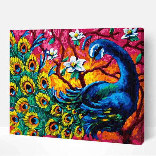 schilderen-op-nummers-painting-by-numbers-kleurrijke-pauw