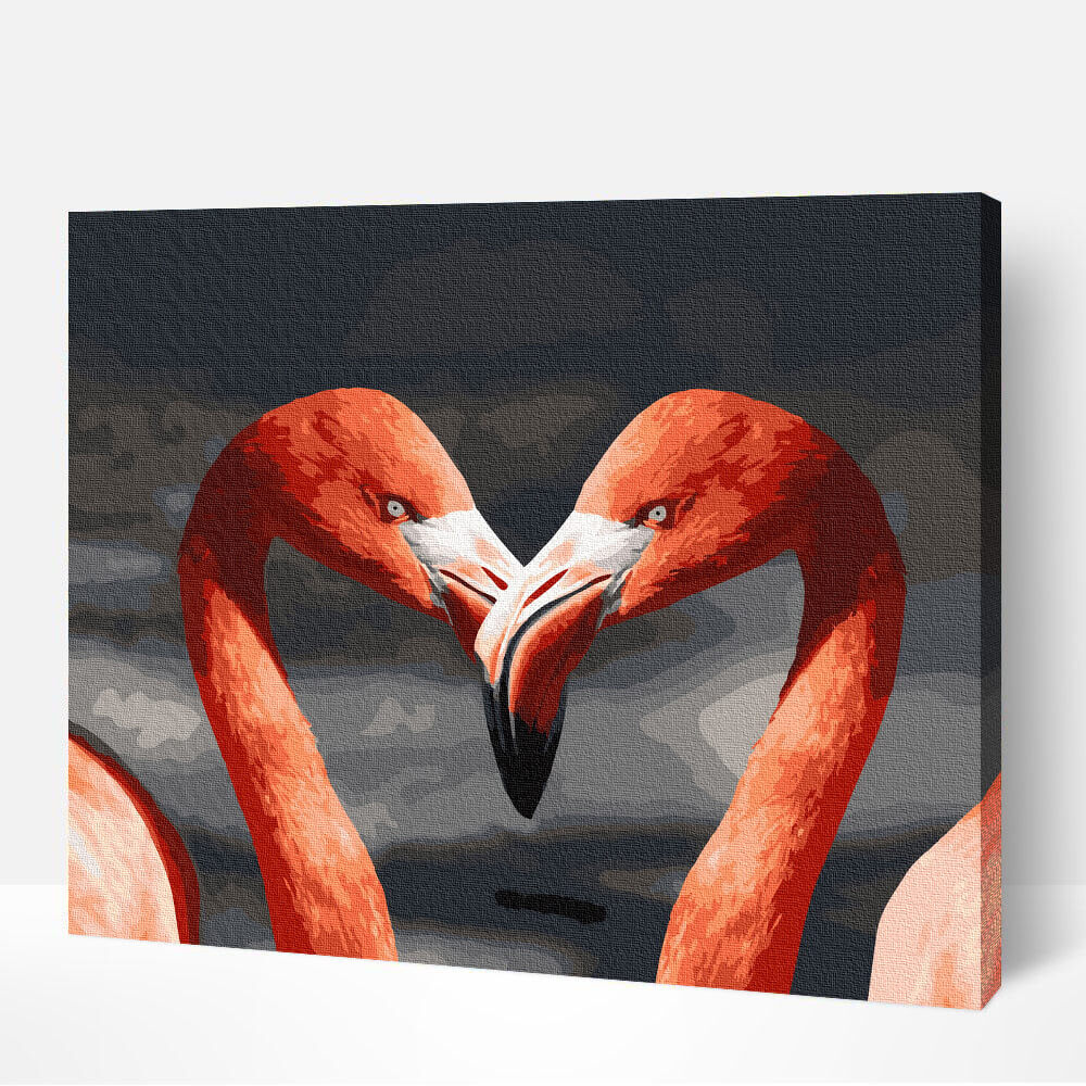 Schilderen-op-nummer-flamingo