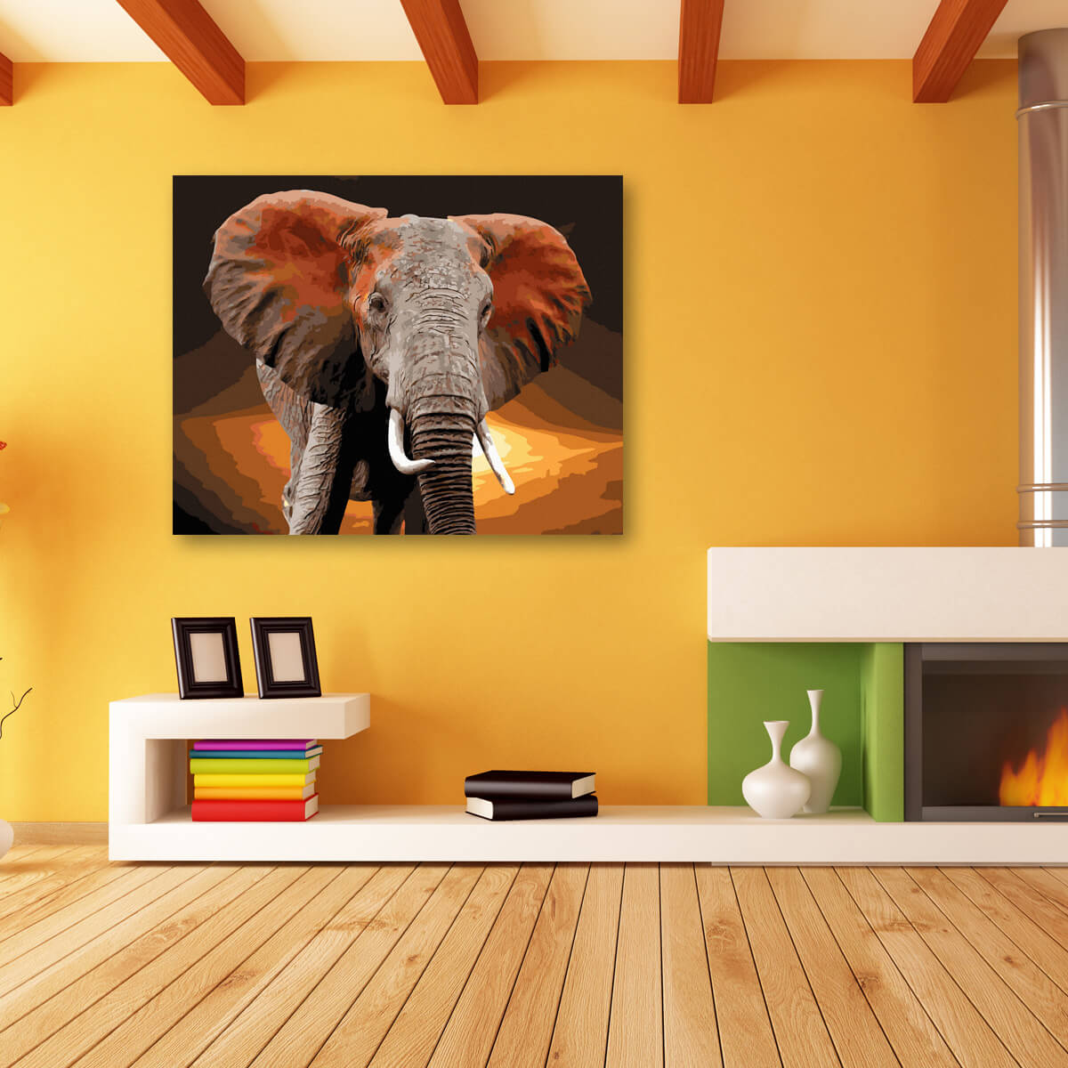 Schilderen-op-nummer-volwassenen-painting-by-number-african-elephant