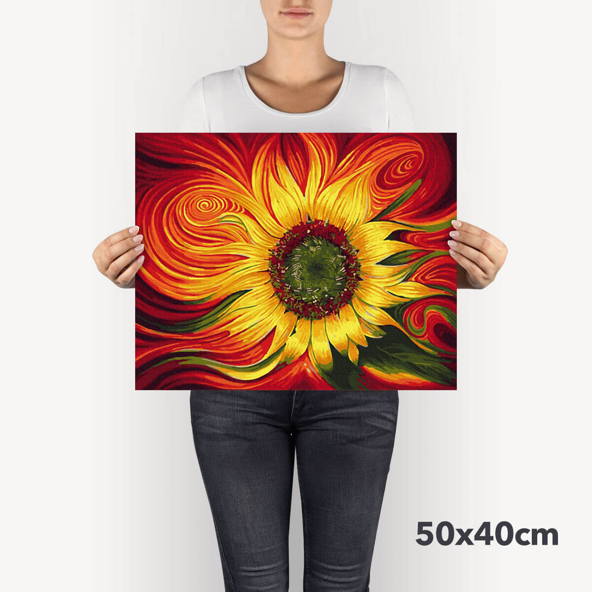 Schilderen-op-nummer-volwassenen-painting-by-number-zonnebloem-sunflower